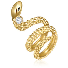  Ring gelbgold verziert mit Kristallen von Swarovski® weiß