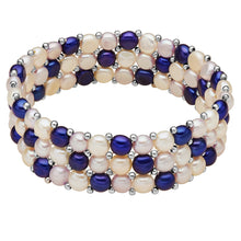  Armband Süßwasser-Zuchtperle multicolor