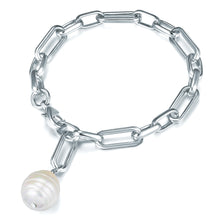  Armband Muschelkernperle weiß