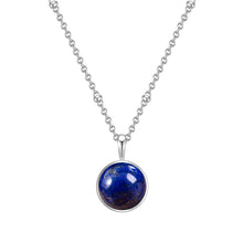  Kette mit Anhänger Lapislazuli (synth.)